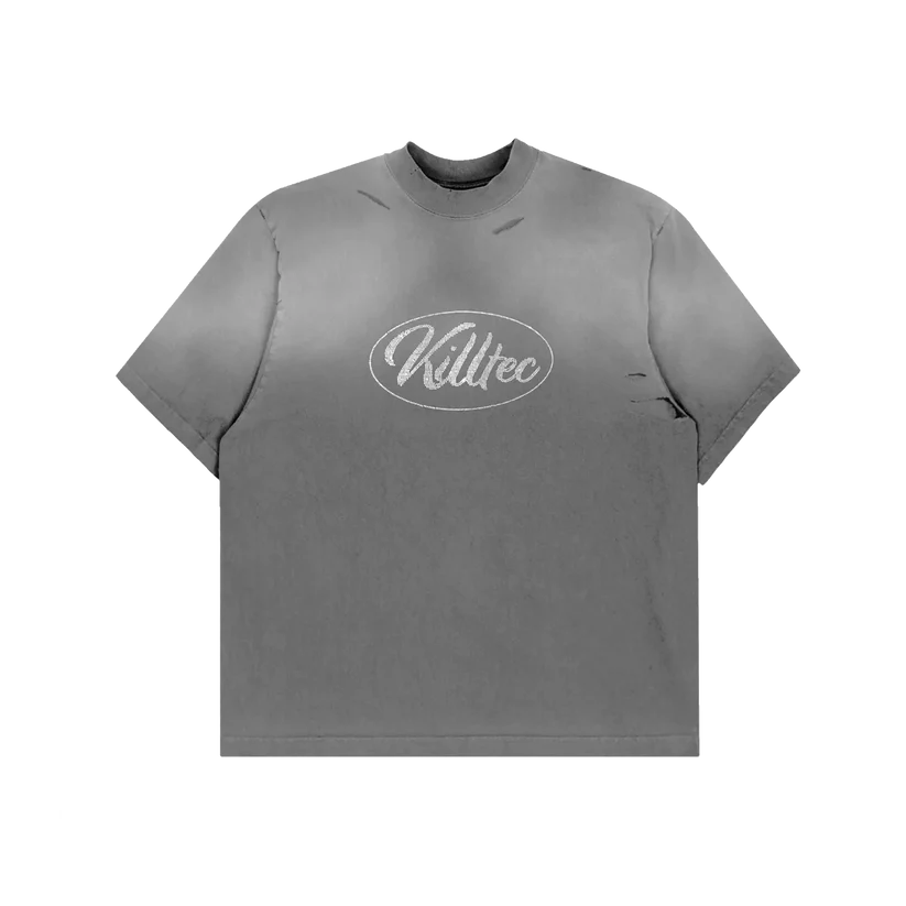 1-1.webp Grey Washed Rhinestone Tee - Killtec Clothing streetwear tee