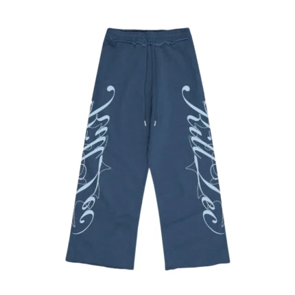 Killtec Cursive Studded Sweatpants Blue - front