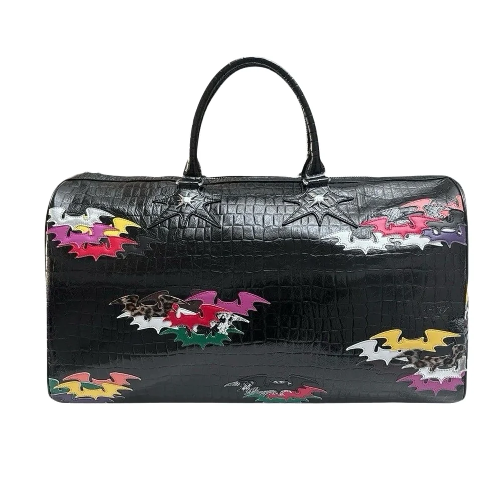 9 1.webp Killtec Crocodile Patchwork Black Duffle Bag - Killtec Clothing