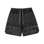 Killtec Black Stitched Athletic Shorts - front