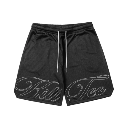 Killtec Black Stitched Athletic Shorts - front